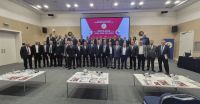 Karapınar Ticaret Borsası Yönetim Kurulu Başkanı Ahmet ULUSOY ülkemizin ilk lisanslı depoculuk şirketi olan TMO-TOBB LİDAŞ’ın 2024 Yılı 15.Olağan Genel Kurul Toplantısına katıldı.